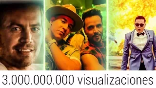 NUEVO Top 10 Vídeos MAS VISTOS de YOUTUBE 2017! (Luis Fonsi - Despacito) !Record Mundial 3 Billones!