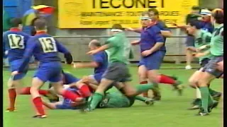 BAGARRE GENERALE RUGBY - LA VALETTE vs METRO PARIS - FINALE 1993