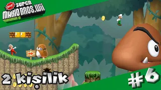 Büyük Goomba Küçük Goomba'yı Ezer! / Newer Super Mario Bros. Wii (2 Kişilik) Oynuyoruz #6 [TÜRKÇE]