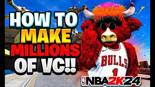 HOW TO MAKE VC EASY AND FAST ON NBA 2K24!! HOW TO BE A VC MILLIONARE NO MONEY SPENT!!