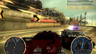 Need For Speed Most Wanted Mercedes Benz SL 500 Cops chase