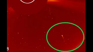 Anomalies,meteoroid and something massive heading toward sun