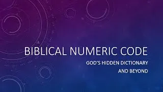 Bible Number Code