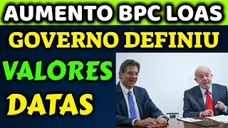 BPC LOAS! AUMENTO DE BENEFÍCIO BPC VALORES, DATAS E MUDANÇAS