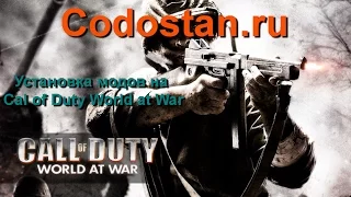 Cal of Duty World at War установка модов.