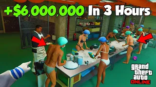 How To Make Over $6,000,000 In 3 Hours In GTA 5 Online | Anyone Can Make Millions Easy Doing This!