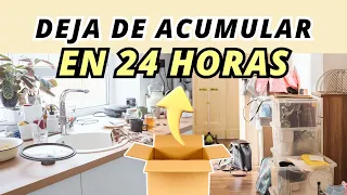 CÓMO ORDENAR TU CASA ENTERA EN 1 DÍA 📦🏡✨ ¡incluso si está MUY desordenada y llena de acumulación! ❌😲