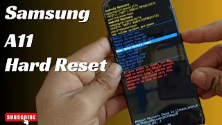 Samsung Galaxy A11 Hard Reset / Pattern Unlock / Factory Reset / Removing PIN / Without PC || 2024