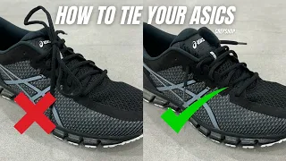 5 DIFFERENT WAYS to tie your ASICS in 5 MINUTES!!