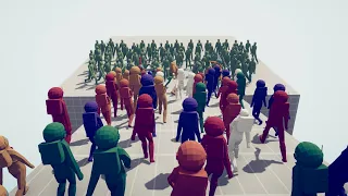 Among Us Units VS Zombie Army In Totally Accurate Battle Simulator