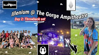 Illenium @ The Gorge Ampitheatre 2023, Day 2 || Illenium's throwback set, Nurko, Dabin, Acraze