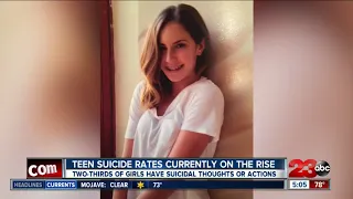 Teen suicide on the rise