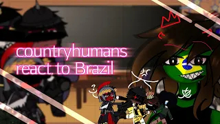 ||countryhumans react to Brazil ||{by: @GrInGe_ } (ships?) my au