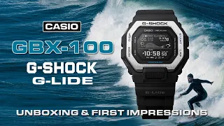 Casio G-Shock GBX-100 Unboxing and First Impressions | G-Shock G-Lide with MIP display and Bluetooth