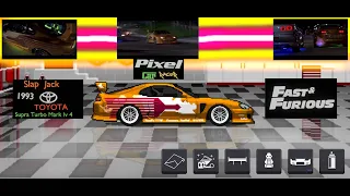 Pixel Car Racer - Fast & Furious - Slap Jack 1993 Toyota Supra Turbo Mark IV 4