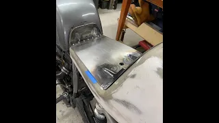 BMW R100 Cafe Racer build custom subframe, seat and cowl update 2.