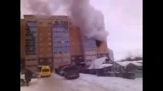 В Саранске горит квартира