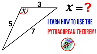 No Calculators! | Can you find the angle X? | (Pythagorean Theorem) | #math #maths #geometry