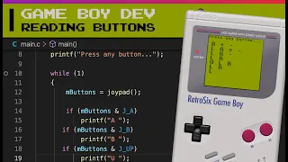 Game Boy Development - 01. Reading Buttons