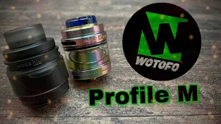 Wotofo Profile M RTA presentation + build