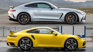 2024 Mercedes AMG GT 63 vs Porsche 911 Turbo 🔥🏁