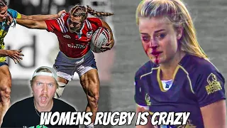 Women Rugby? Reaction to THE VICIOUS SIDE Of Women's Rugby!