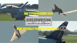 RAF TYPHOON DEMO (NEW COLOURS) 2014: PRE PDA (airshowvision)