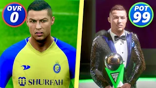 Ronaldo 0 Overall 99 Potansiyel Oldu!! Her Gol +1 Overall Artıyor // EA FC 24 Oyuncu Kariyer Modu