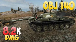 Obj 140 - 6 Kills 8.2K DMG - 1 vs 3! - World Of Tanks