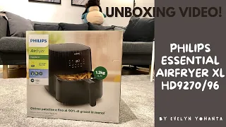 Philips Essential Airfryer XL HD9270/96 UNBOXING!!