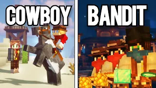 200 Players Simulate THE WILD WEST in Minecraft