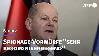 Scholz: Spionage-Vorwürfe gegen Krah-Mitarbeiter "sehr besorgniserregend" | AFP