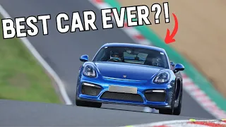 I took my new £70k Porsche Cayman 981 GT4 on-track with @Jimmy_Broadbent!