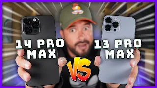 IPHONE 13 PRO MAX vs IPHONE 14 PRO MAX quem GANHA? 😱