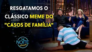 O meme do dançarino do "Casos de Família" foi recriado em nosso palco  | The Noite (04/04/24)