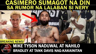 CASIMERO Sumagot Na din Sa Rumor Na Lalabanan Si Luis Nery, Mike Tyson Naduwal At Nahilo