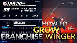 NHL 20 | How To Grow A Franchise Potential Forward [ Winger ]