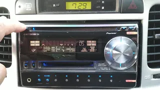 Testing/review Carrozzeria Pioneer FH-P530MD-B Double Din player/head unit