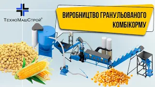 Виробництво гранульованого комбікорму. Лінія гранулювання від ТехноМашСтрой (відео відгук)