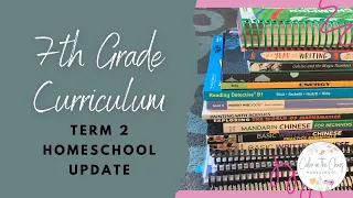 7th Grade Curriculum Update | Term 2 | Math, Language Arts, and Electives Homeschool Curriculum