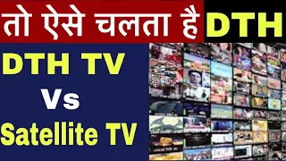 How DTH Works in HINDI ? | Real difference between Satellite TV and Cable TV ? | Technical Alokji