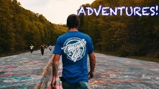 ADVENTURING ABANDONED TOWN! ( graffiti highway ) wheelies, friends, fans, and more!