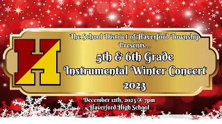SDHT Presents... 5th and 6th Grade Instrumental Winter Concert 2023