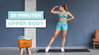 20 min oberkörper workout - oberkörper training ohne geräte (no jumping, at home workout)