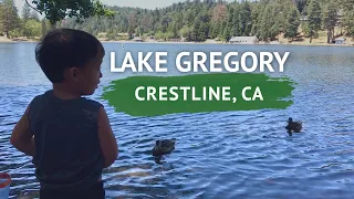 Lake Gregory in Crestline, California | Swimming with Kids & AirBnB Cabin