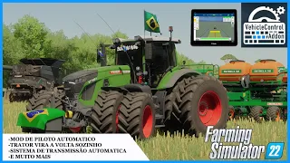 MELHOR MOD DE PILOTO AUTOMATICO / VEHICLE CONTROL ADDON /FARMING SIMULATOR  22