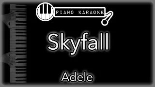 Skyfall - Adele - Piano Karaoke Instrumental