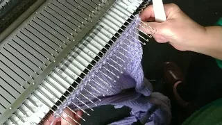 Seaming knits on the machine