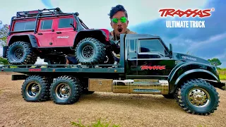 RC Traxxas Mega Truck Vs RC Traxxas Defender & Revo 3.3 Unboxing & Testing - Chatpat toy tv