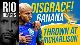 Banana Thrown At Richarlison During Brazil vs Tunisia, DISGRACE! - Rio Reacts.